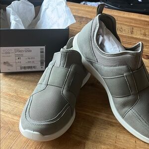 ECCO women’s Casual Slip-On Shoes - Olive